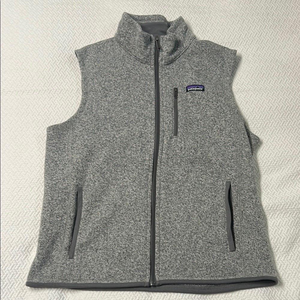 Patagonia Heathered Gray Vest